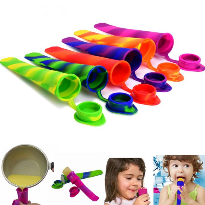 תבניות ארטיק סיליקון להכנת קינוחים בריאים – 6 יחידות – תמונה 2