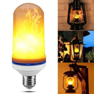 מנורת להבות אש LED לפנים וחוץ – עמידה במים