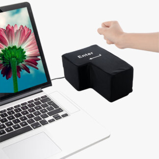 כרית כפתור Enter ענק עם חיבור USB למחשב ולפטופ