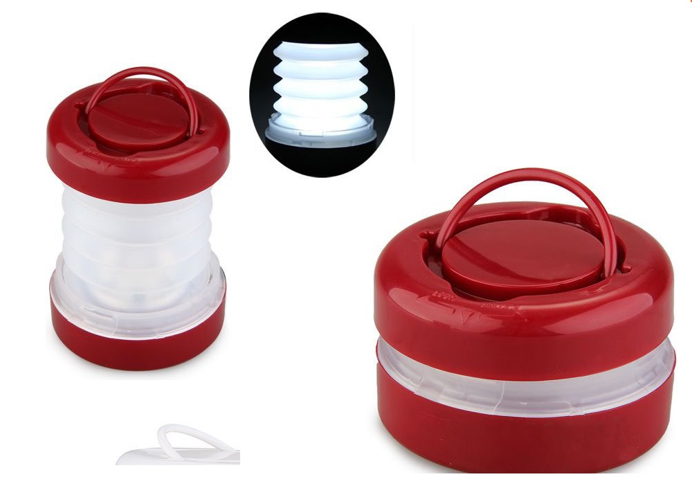 עששית LED מתקפלת מיני לשימוש חיצוני עם 5 נורות – תמונה 2