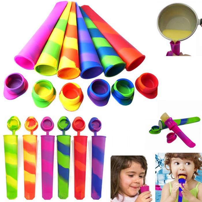 תבניות ארטיק סיליקון להכנת קינוחים בריאים – 6 יחידות – תמונה 6