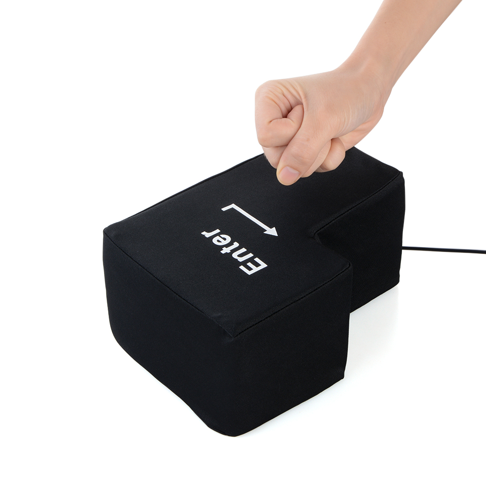 כרית כפתור Enter ענק עם חיבור USB למחשב ולפטופ – תמונה 3