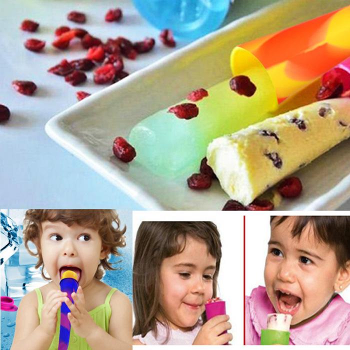 תבניות ארטיק סיליקון להכנת קינוחים בריאים – 6 יחידות – תמונה 3