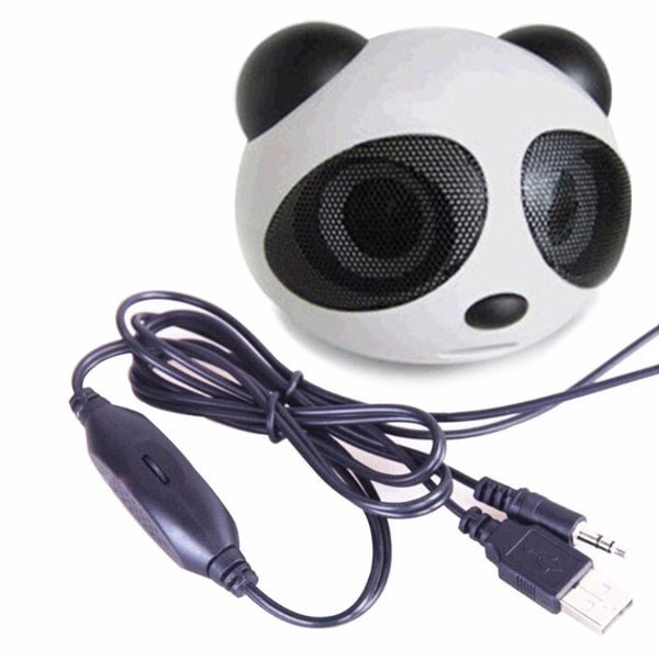 רמקול פנדה לילדים עם חיבור USB ו-AUX – מתנה מקורית – תמונה 5
