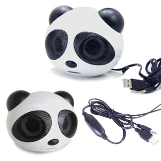 רמקול פנדה לילדים עם חיבור USB ו-AUX – מתנה מקורית
