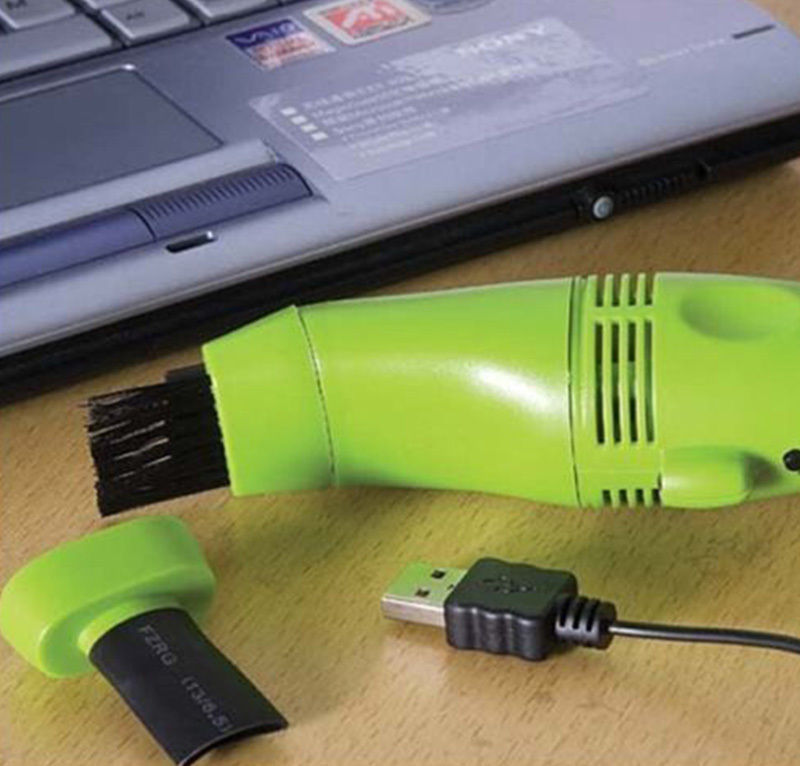 שואב אבק USB נייד ועוצמתי לניקוי מחשב ואלקטרוניקה – תמונה 2